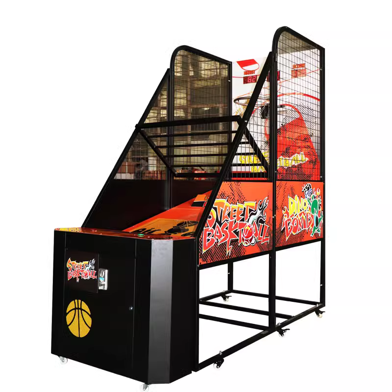 Machine de basket-ball pliante